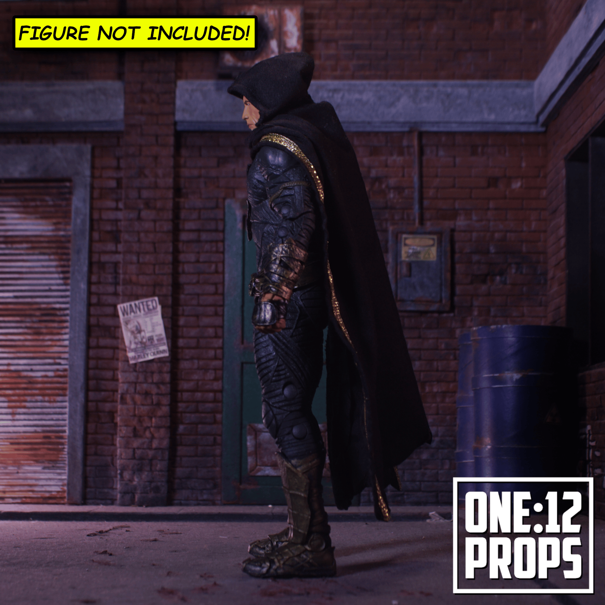 Custom Wired Cape For McFarlane Black Adam | one12props